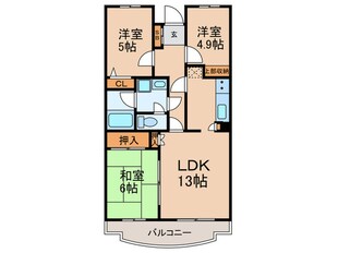 ヴェルディ武蔵野の物件間取画像